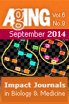 Aging-US Volume 6, Issue 9 Cover