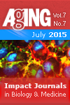 Aging-US Volume 7, Issue 7 Cover
